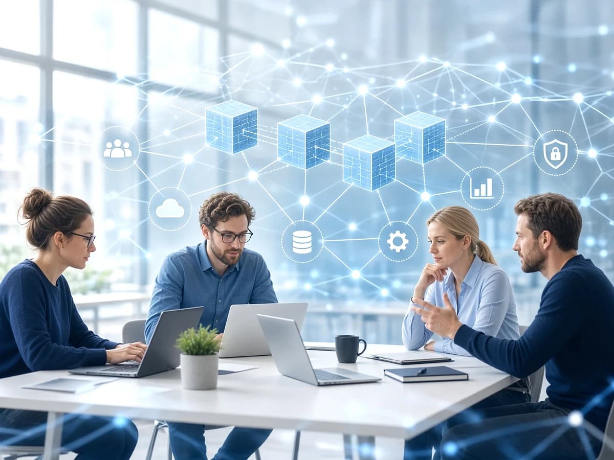 Blockchain integration for UK business applications