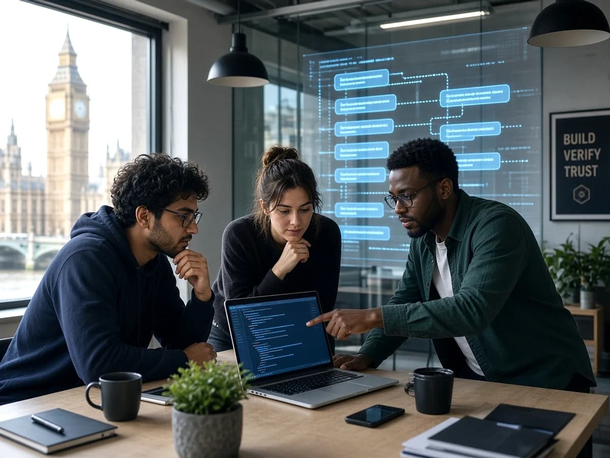 Smart contract development for UK blockchain applications