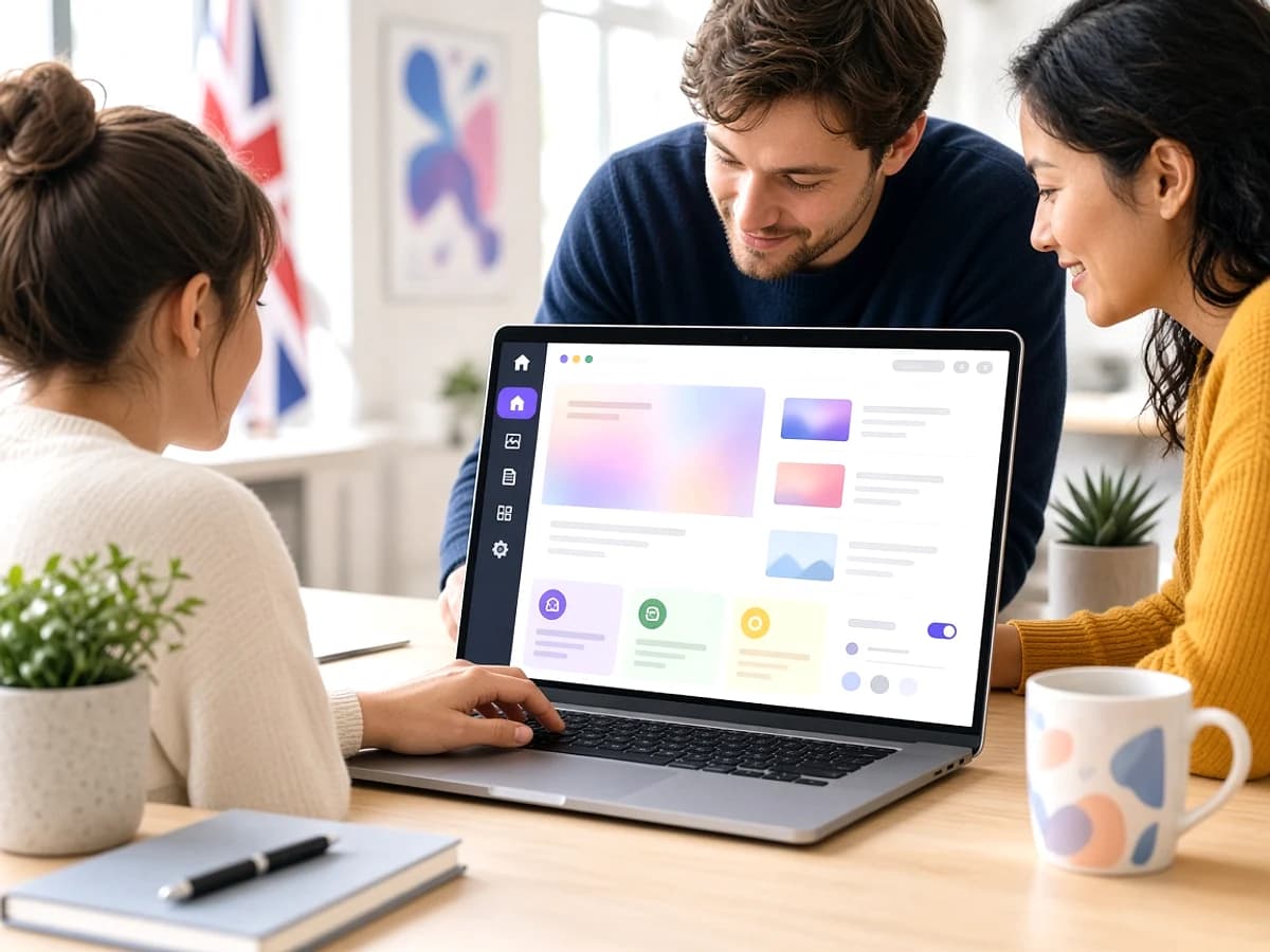 UK content team managing a user friendly CMS administration interface