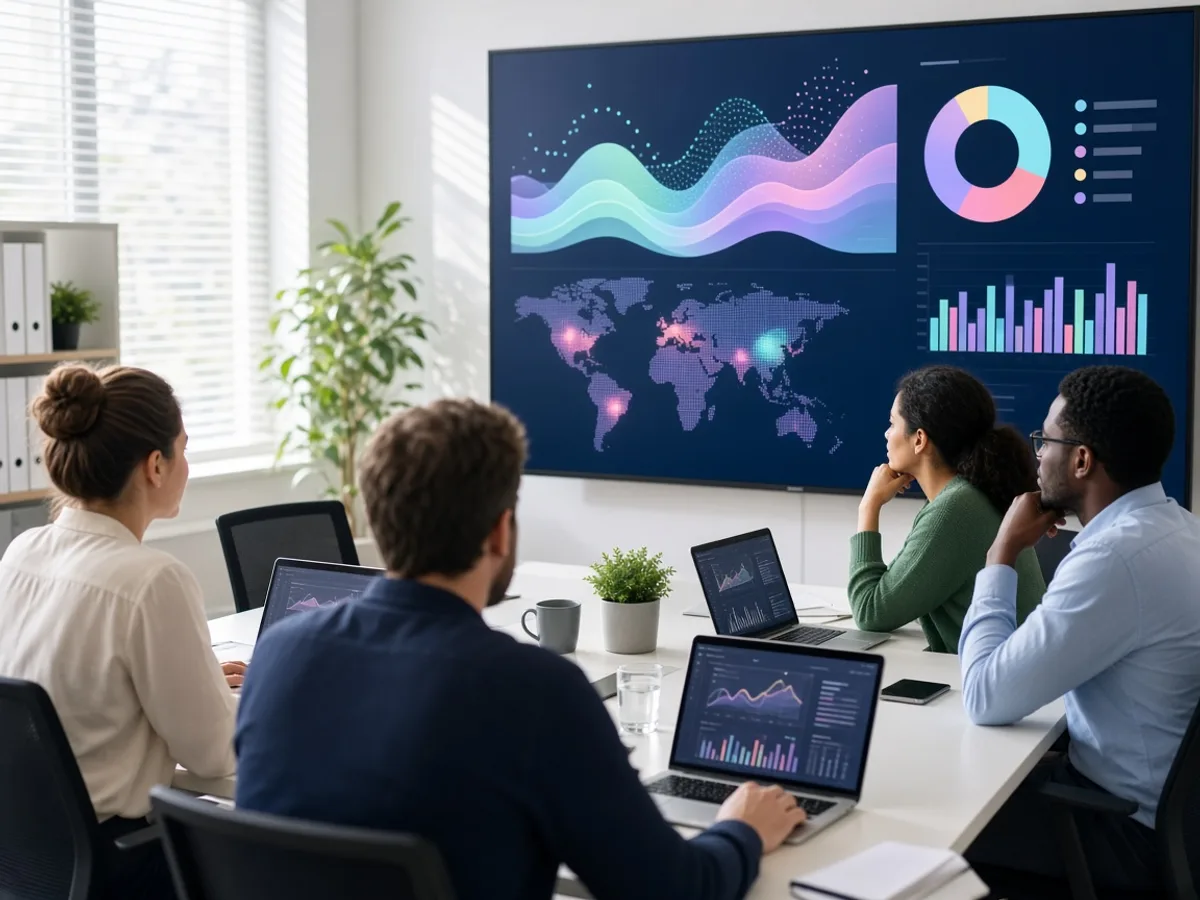 UK digital marketing team monitoring live campaign performance