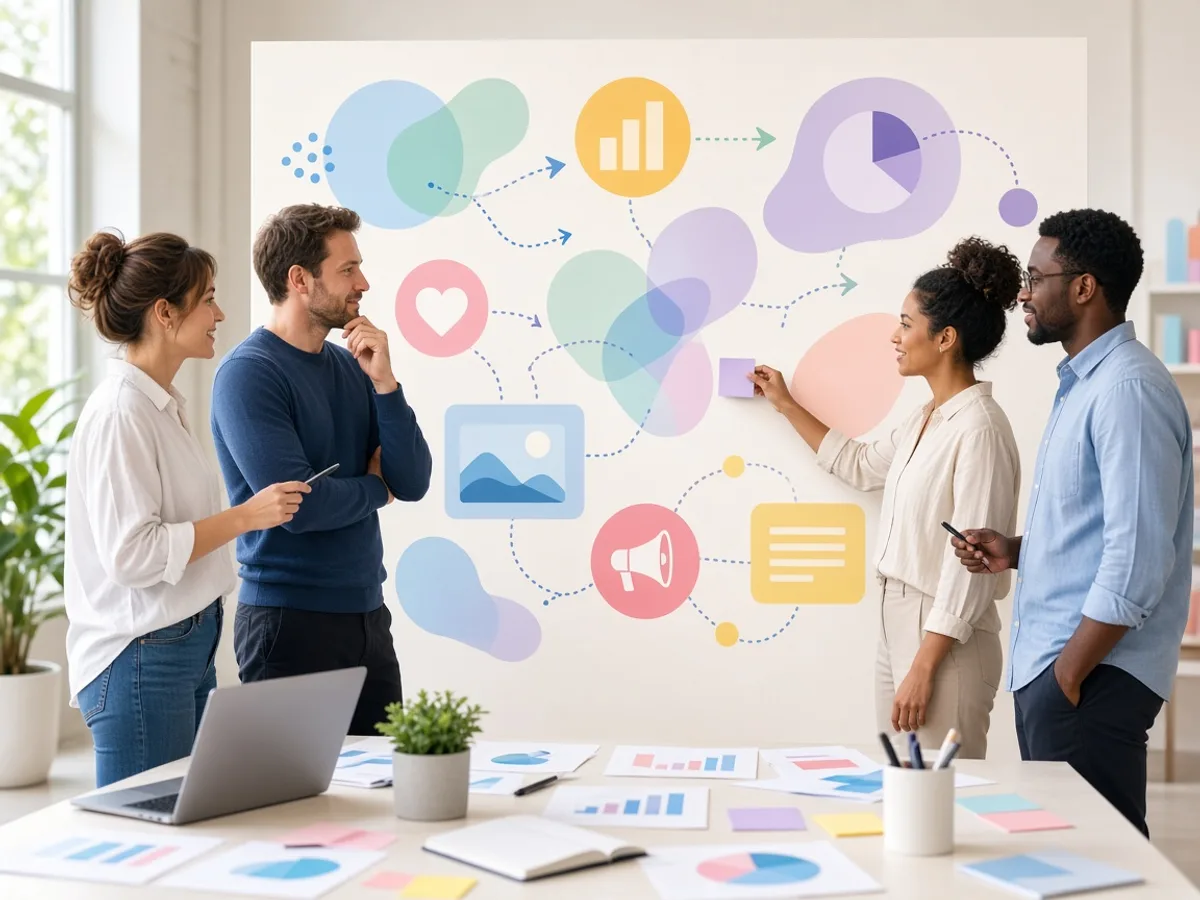 UK marketing specialists planning an integrated digital campaign
