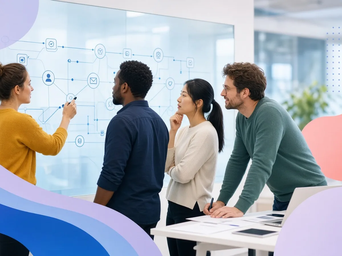 UK HubSpot team designing CRM workflows and automation