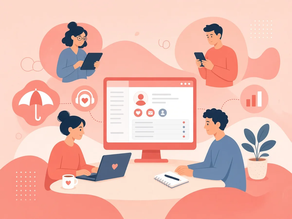 HubSpot support team monitoring a CRM environment