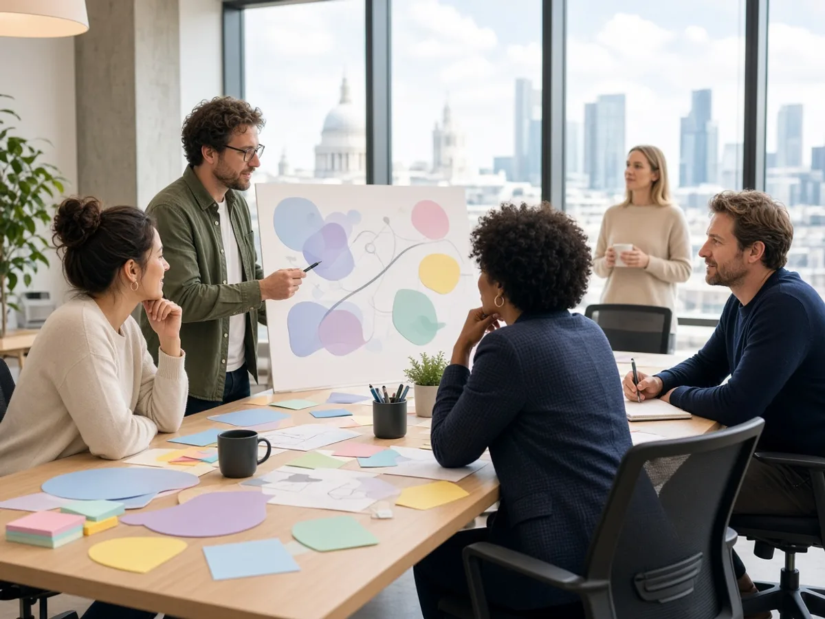 UK hybrid app development team conducting product discovery in London