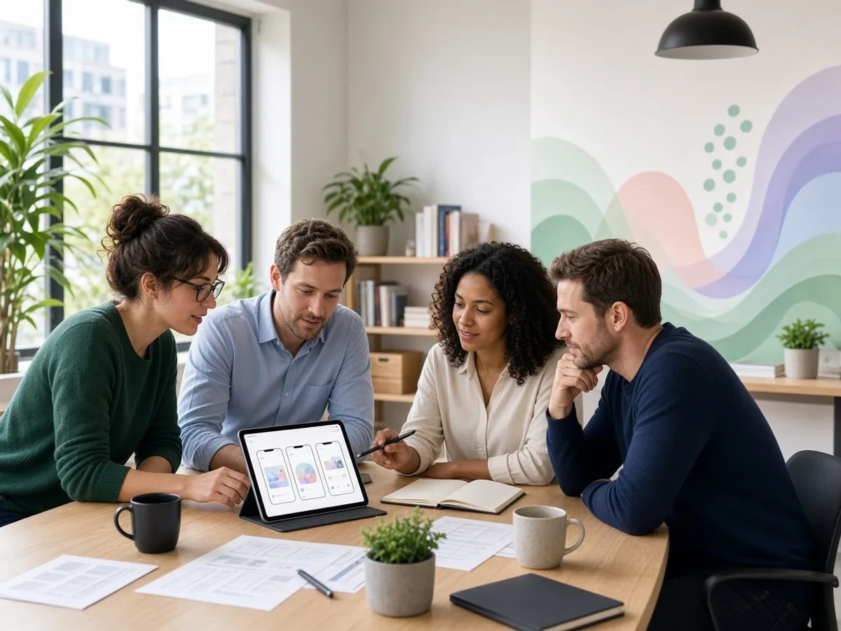 UK product team reviewing an expanding iOS application