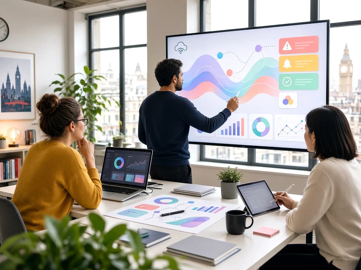 IoT dashboard development for UK businesses