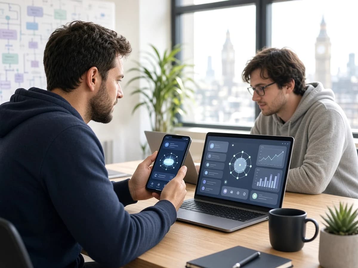 IoT mobile app development for UK connected products