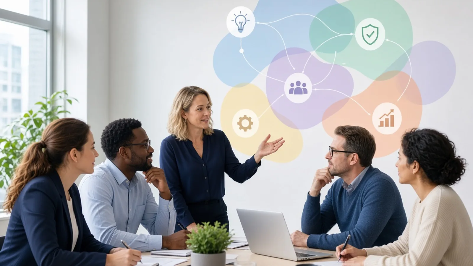 UK IT consultants reviewing technology benefits and transformation outcomes for a business