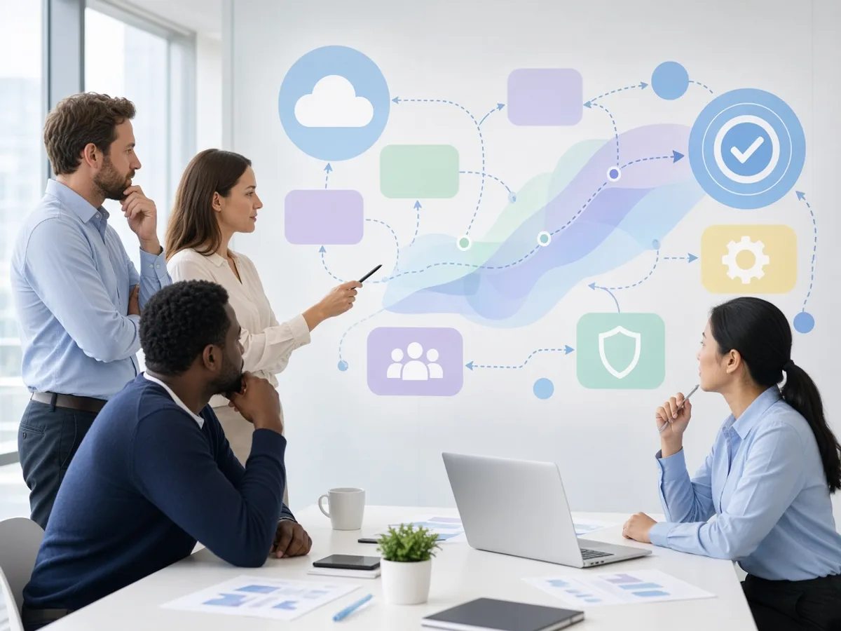 UK IT consultants developing a technology transformation roadmap
