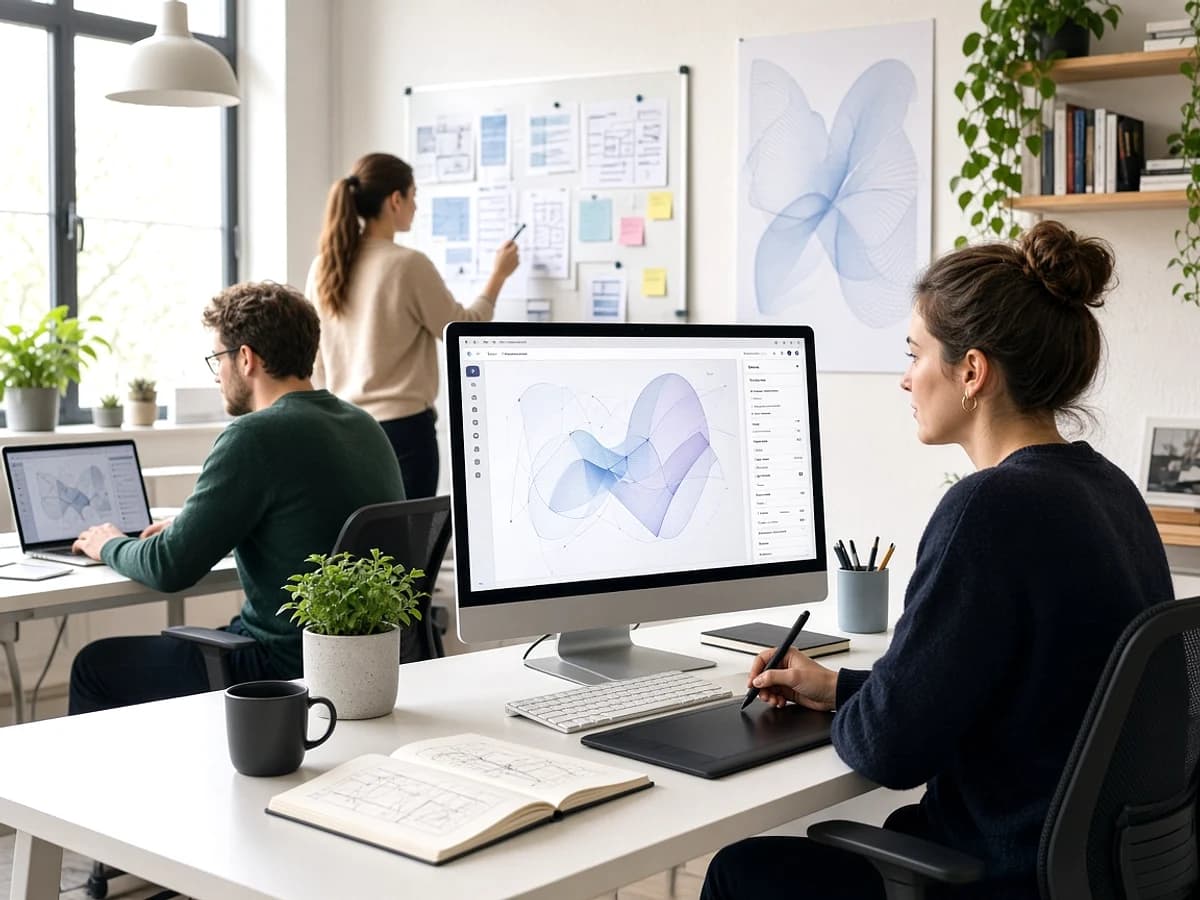 UK UI UX designers creating a Kentico website interface