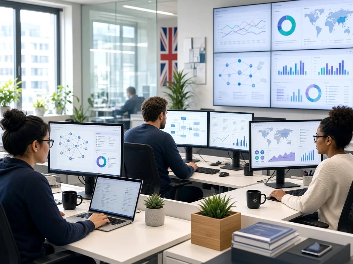 Low code development team providing application support from a UK technology office