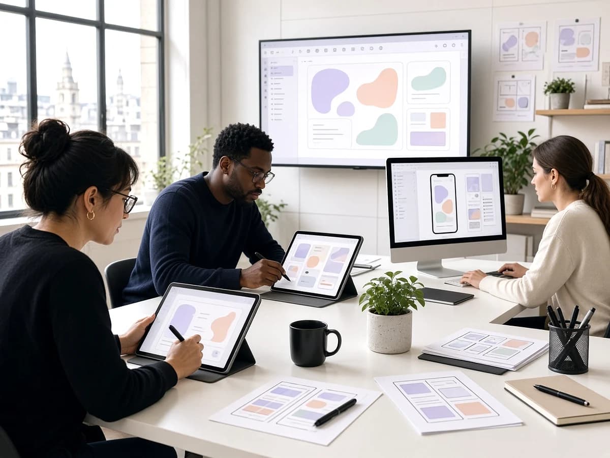 Low code UI and UX design for UK business applications