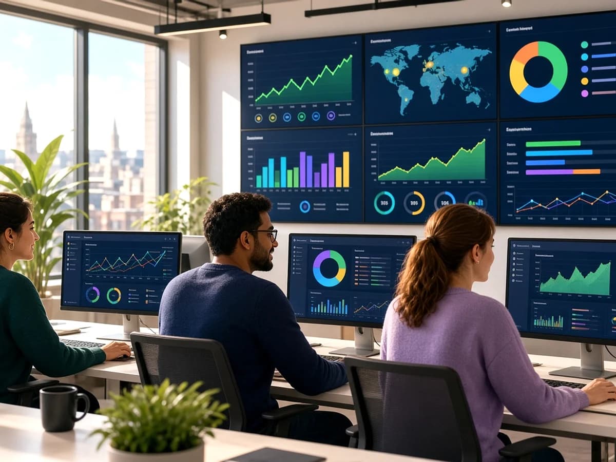 UK mobile app support team monitoring an application after launch