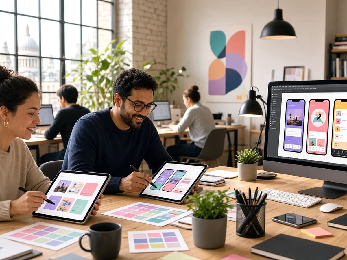Mobile UI and UX design for engaging app experiences
