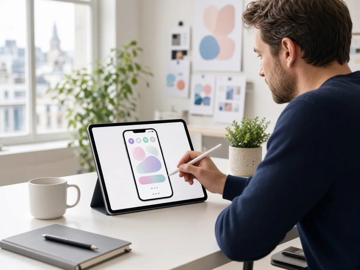 iOS app design for UK businesses