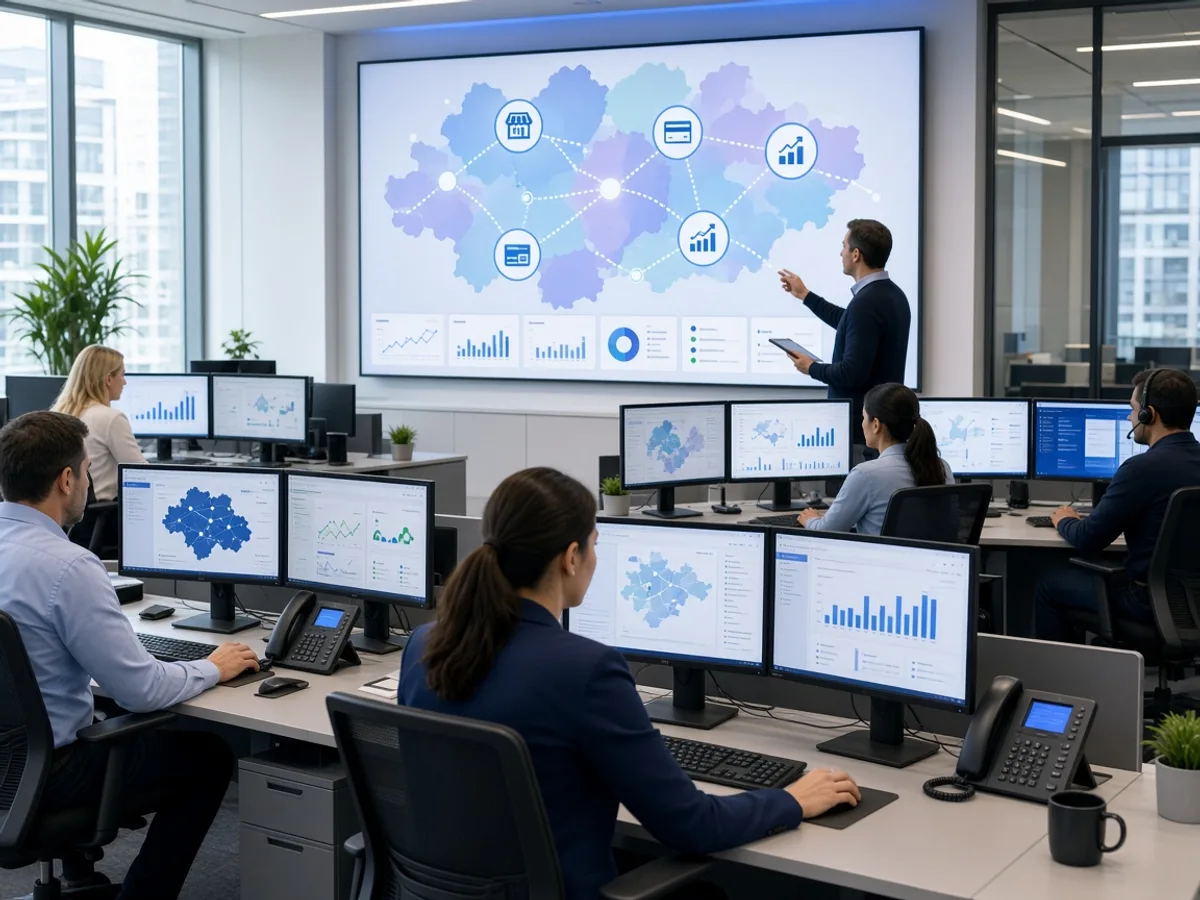 UK multi-location business team managing connected POS systems