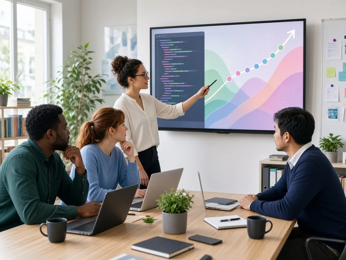 UK product team reviewing an expanding React Native application