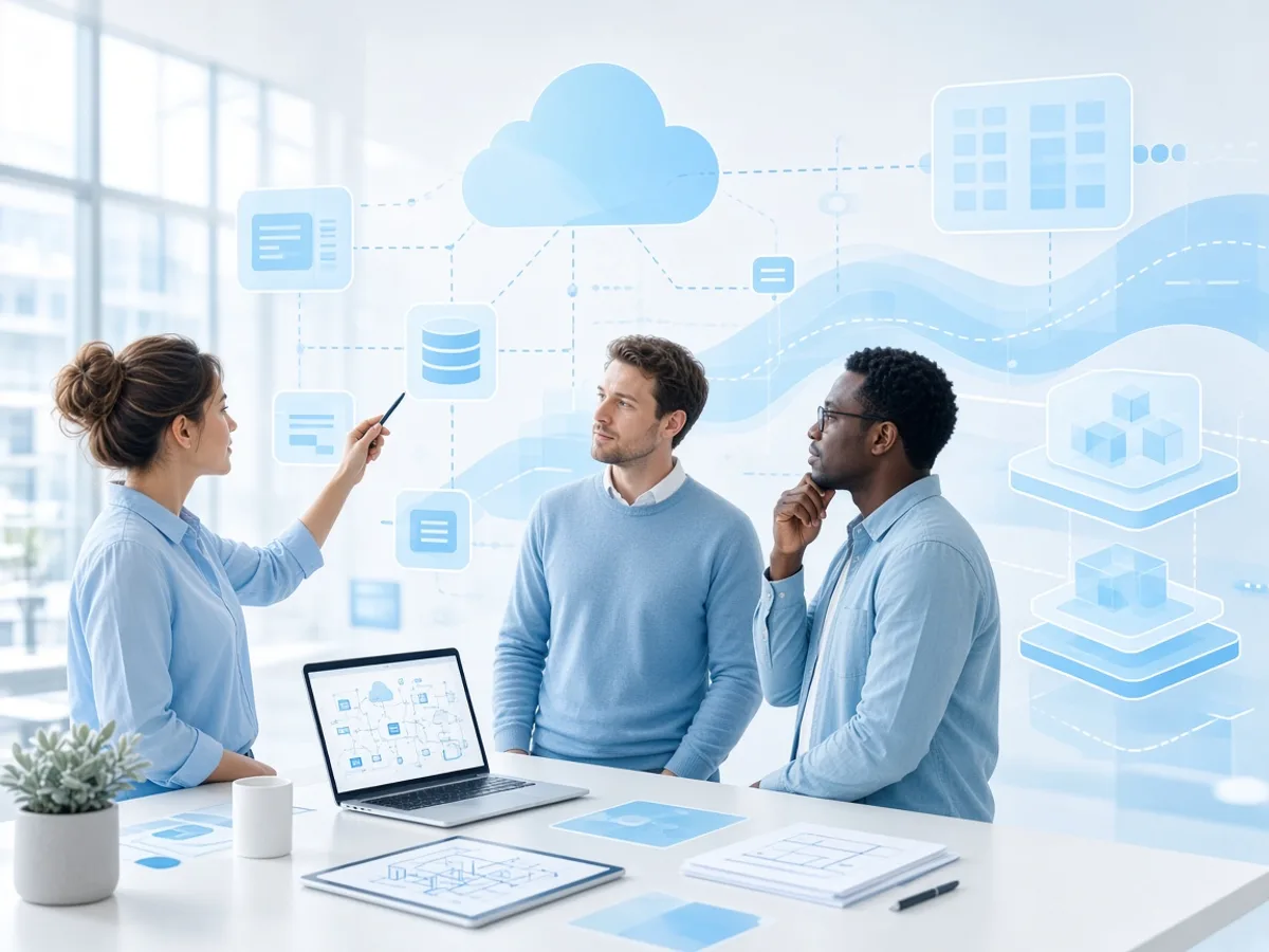 UK SaaS architects planning a scalable cloud software architecture