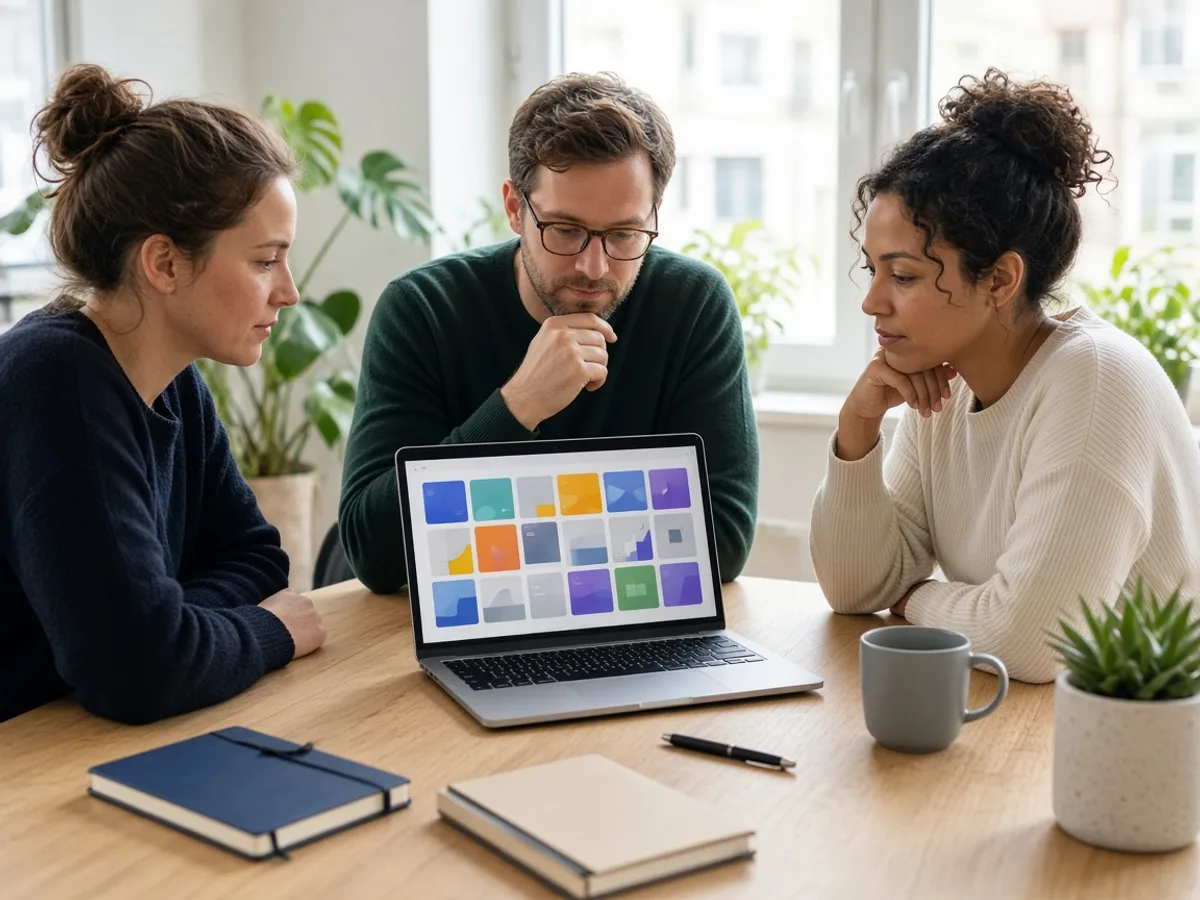 UK team building a tailored SaaS product in a bright office