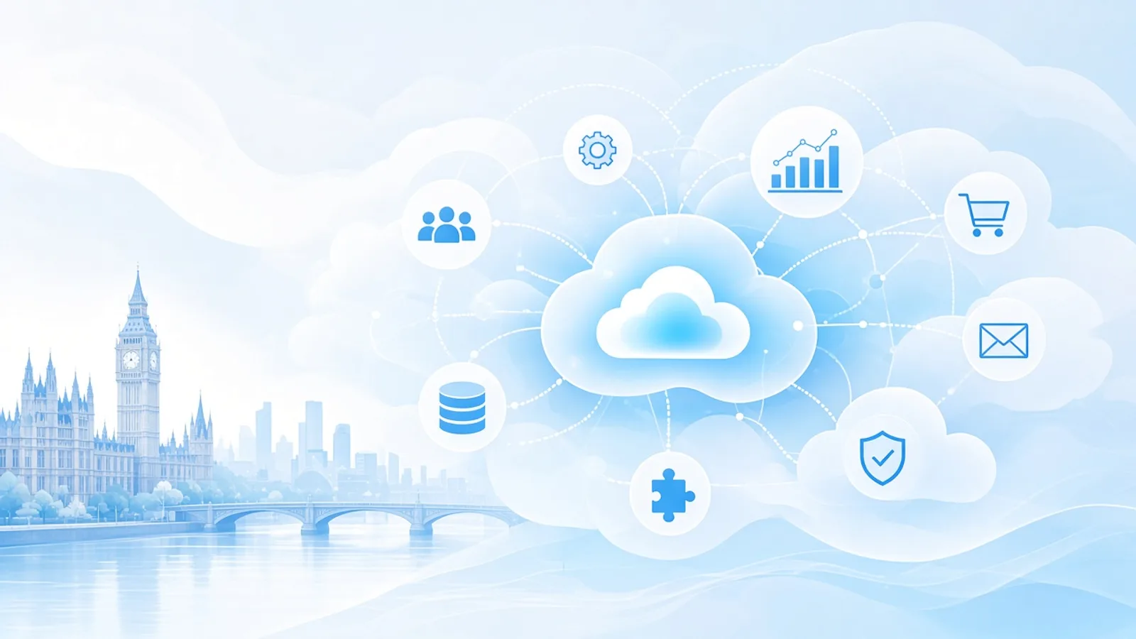 UK Salesforce and CRM technology ecosystem connecting business applications and customer workflows