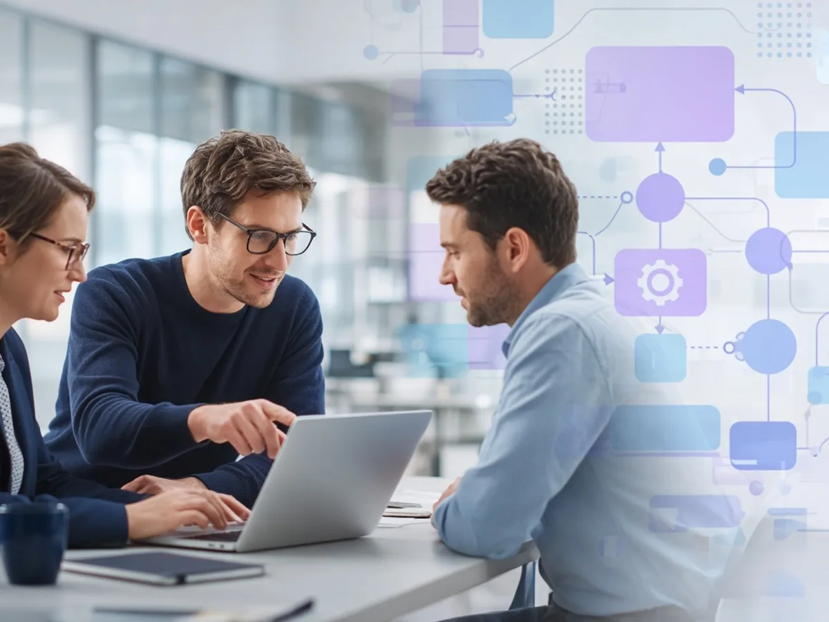ServiceNow implementation specialists configuring enterprise workflows