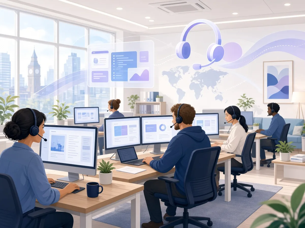 UK software support team maintaining a business application
