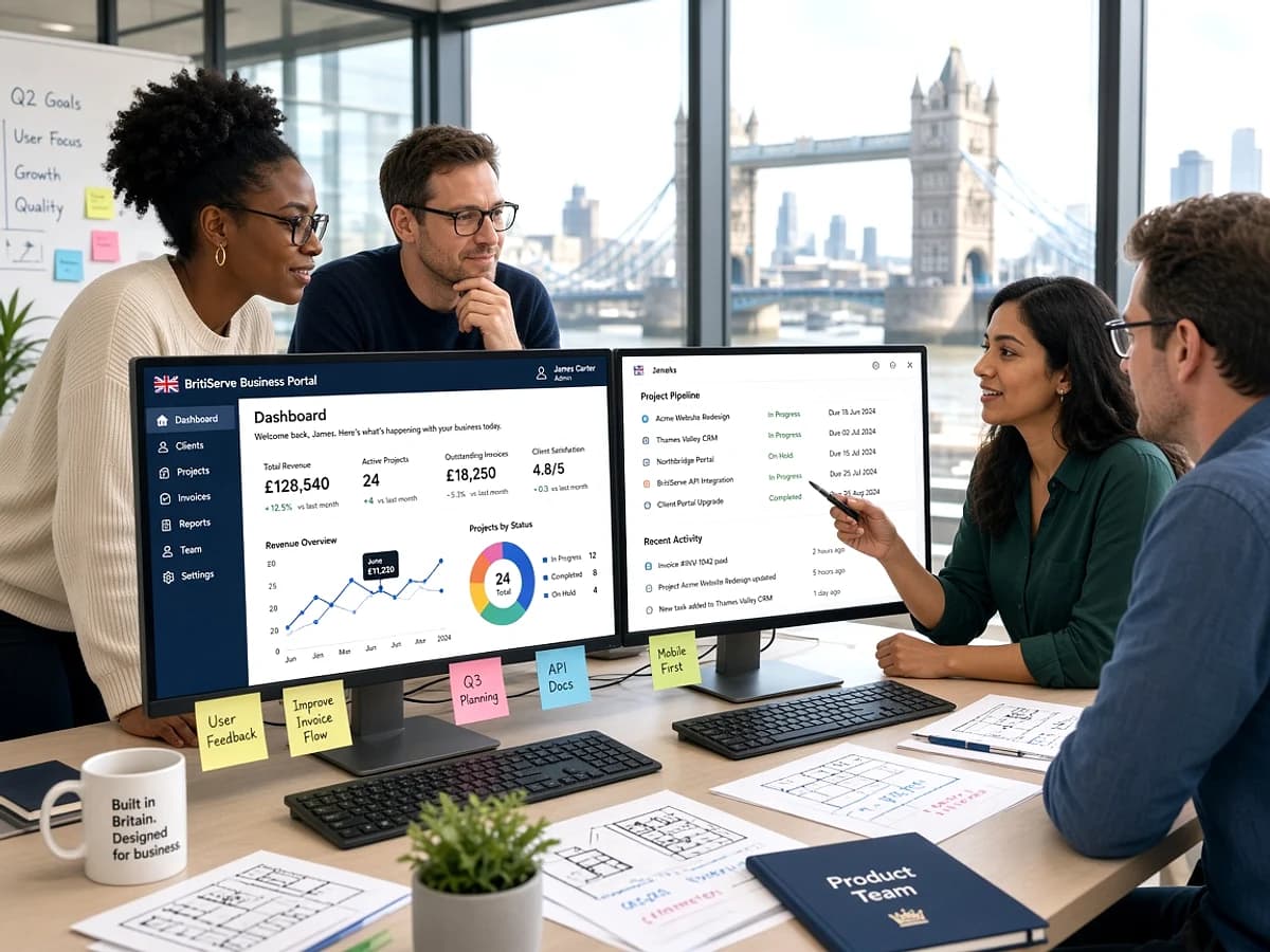 Custom web application development for UK businesses and organisations