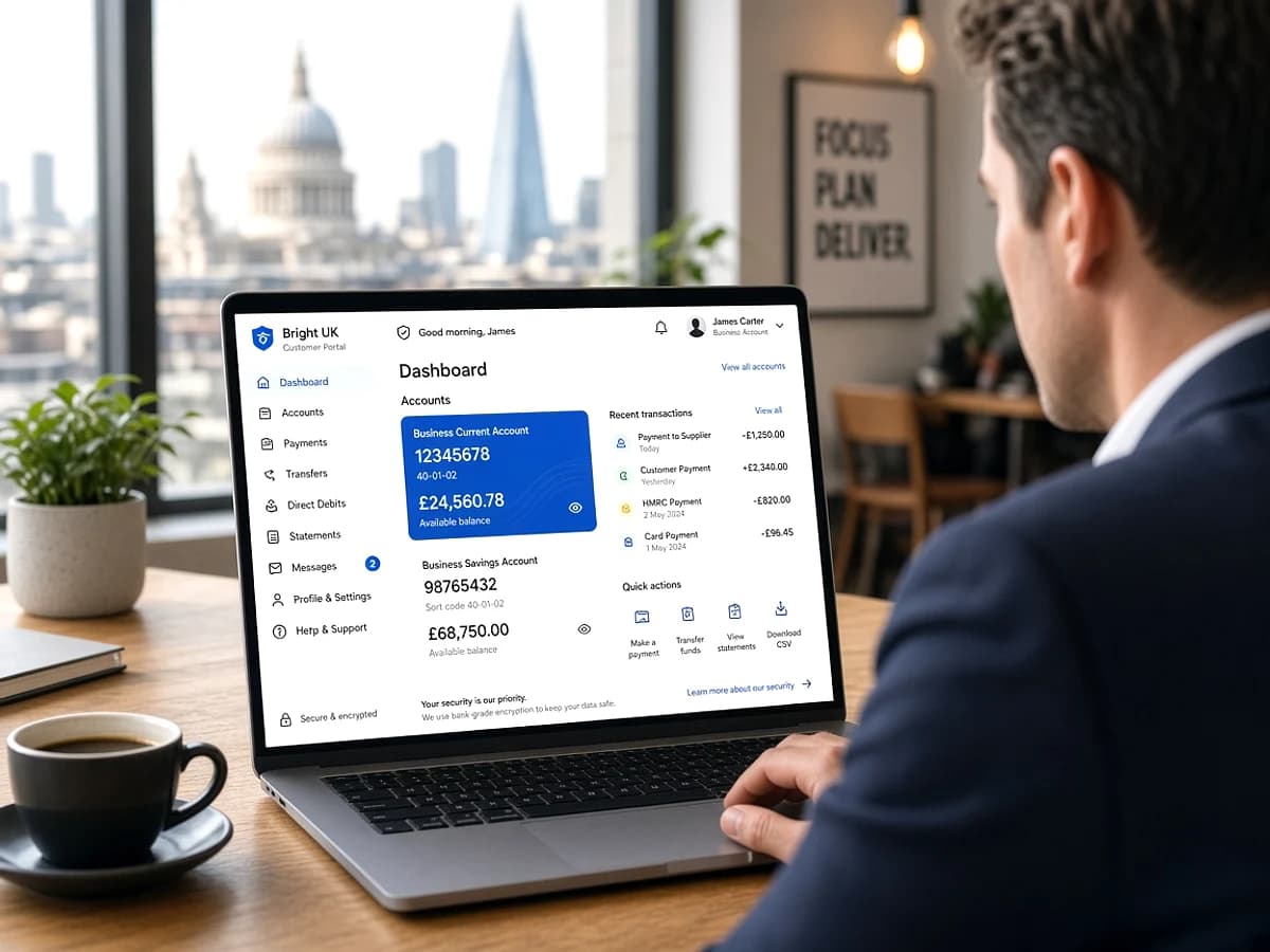 Customer portal web applications for UK businesses