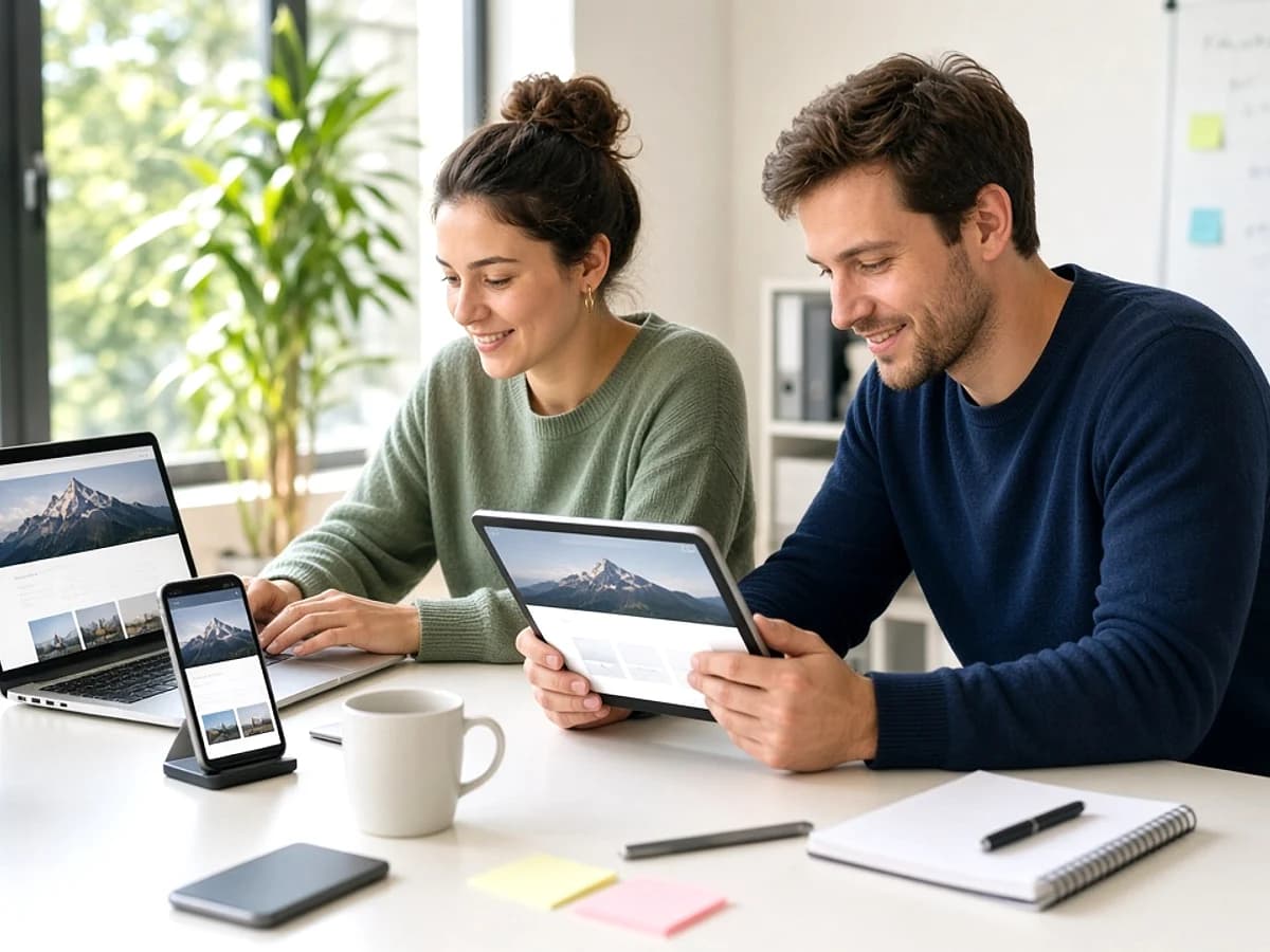 Website testing and quality assurance across devices and browsers