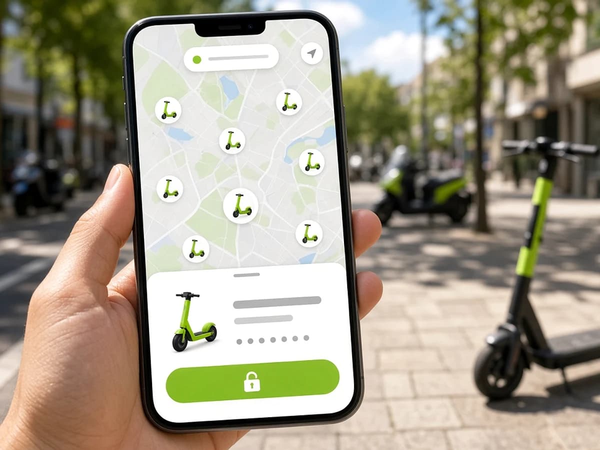 eScooter sharing application for UK riders