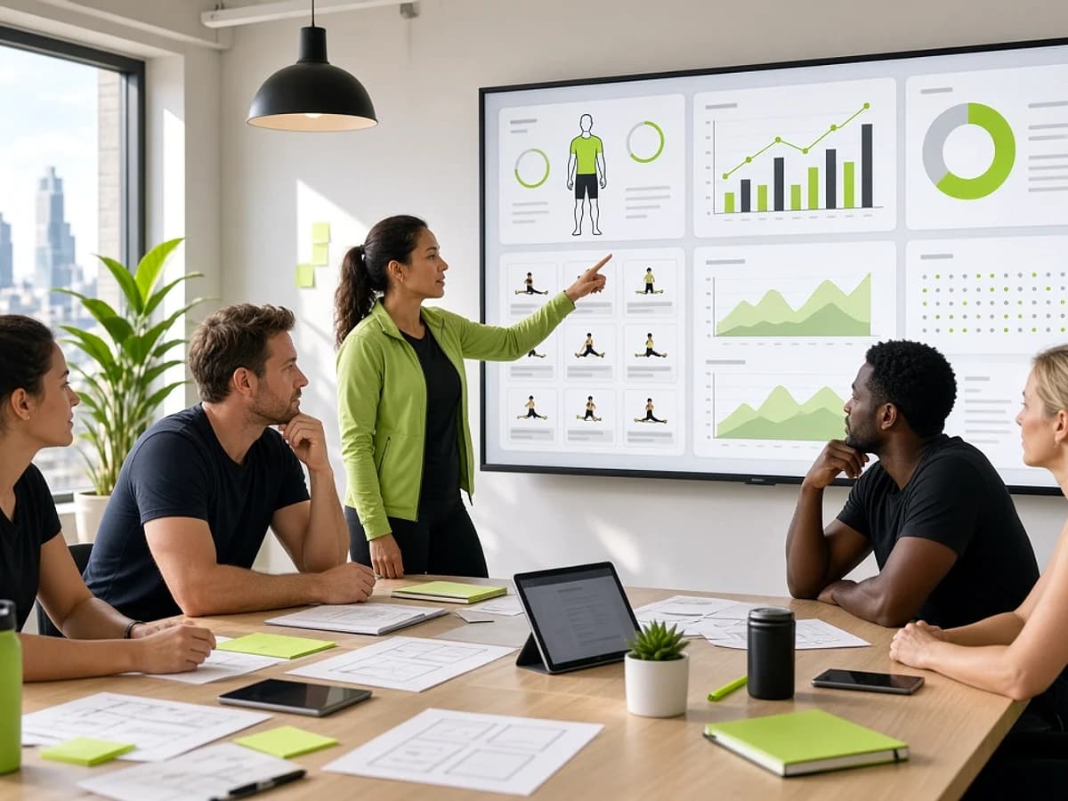 Fitness app development workshop for UK fitness businesses