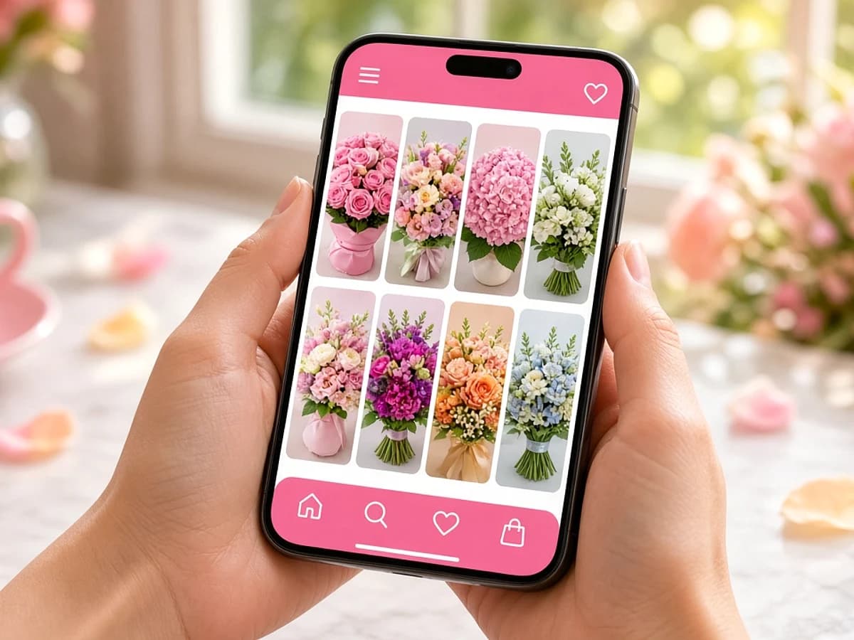 Flower ordering application for UK customers