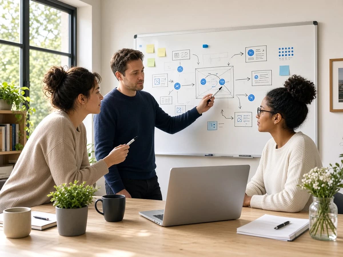 UK home service app development team planning a service marketplace