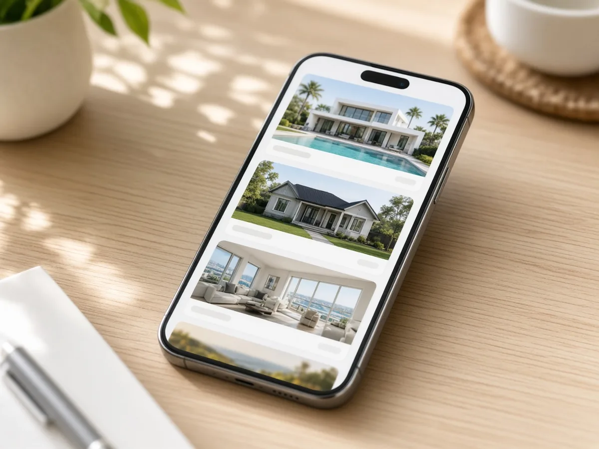 Property listing app development platform for UK estate agents