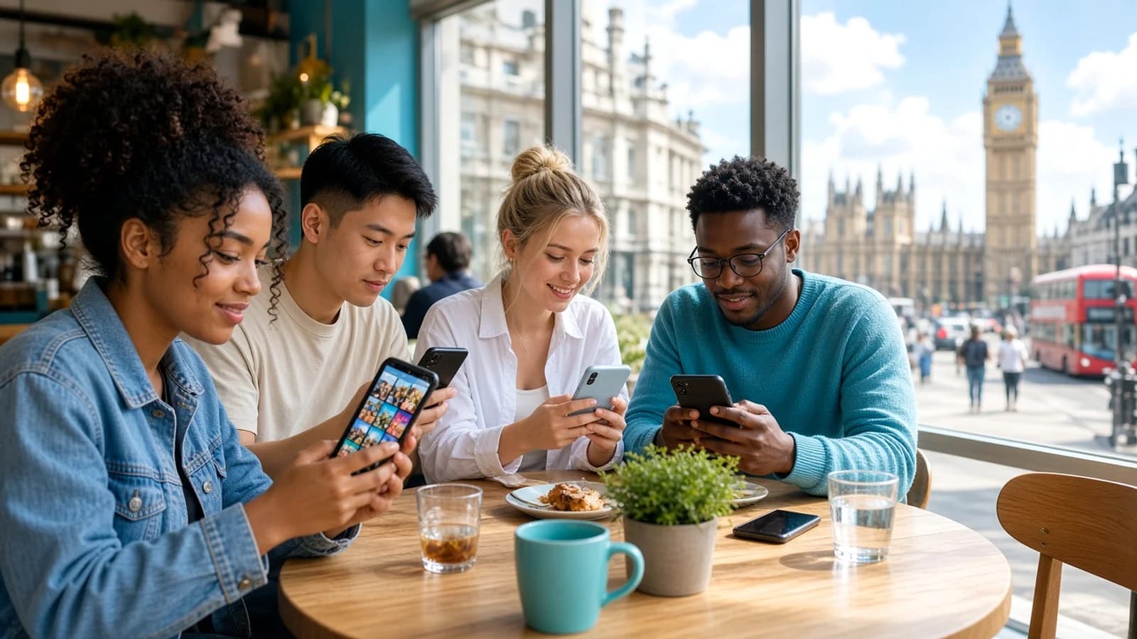 Social media app development platform for UK users