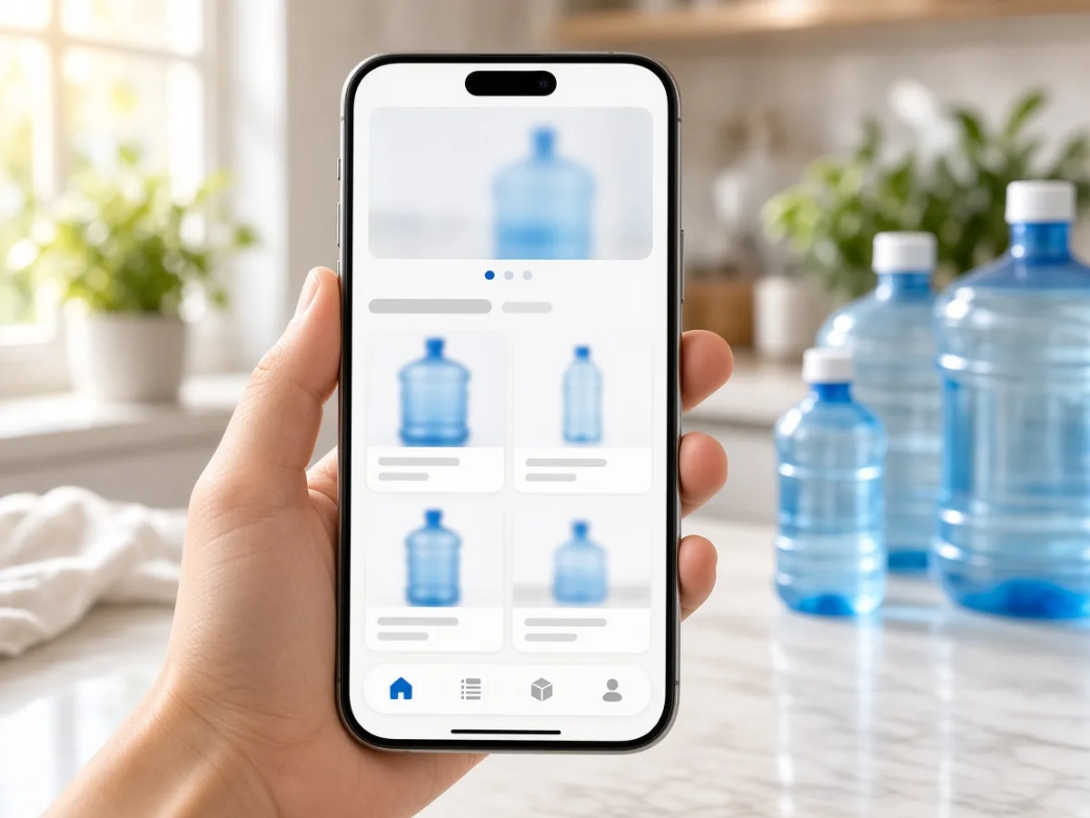Custom water delivery app development services in UK