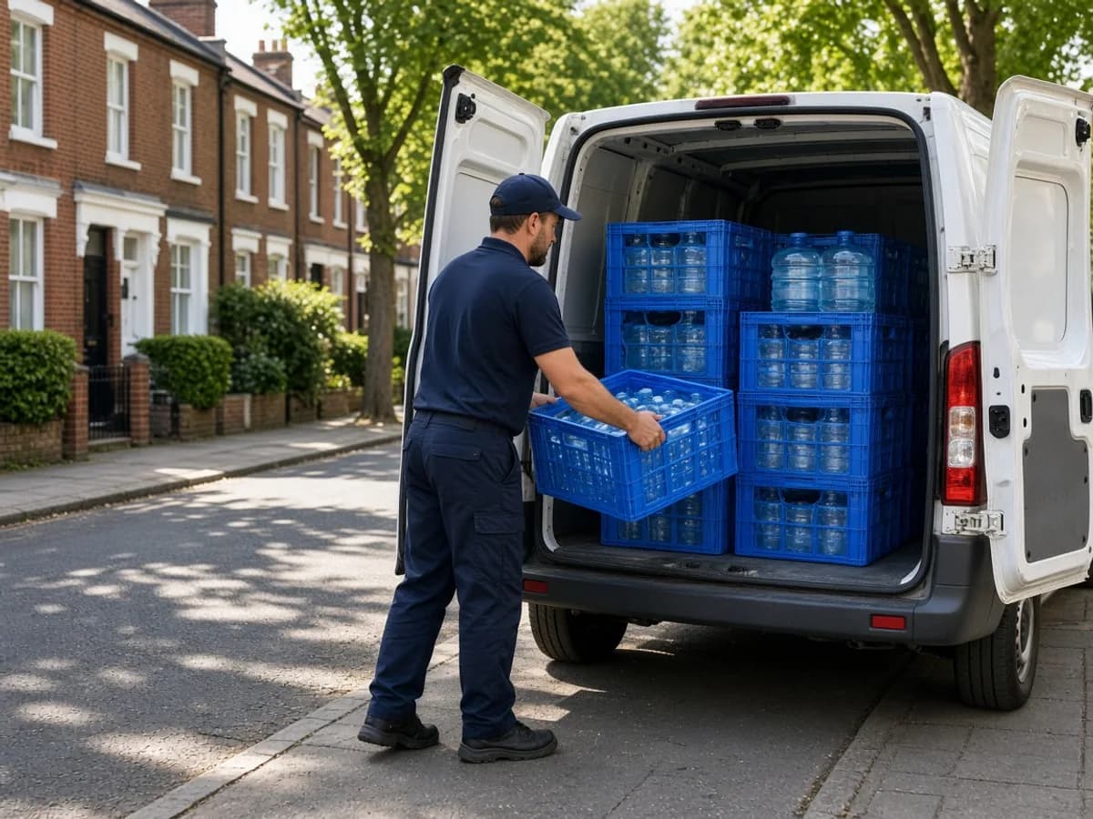 Water delivery business going online with a digital ordering platform in the UK